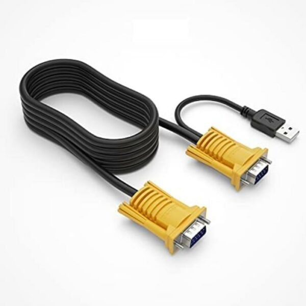 XF0181 2-in-1 USB VGA KVM Cable 3m - Bundle of 3