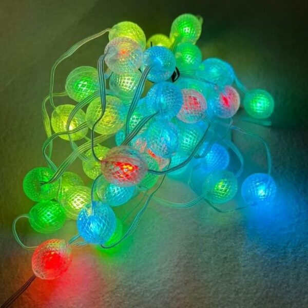 SE-L010 RGB 50 LED Pineapple Balls Lights Strin… - Bundle of 2