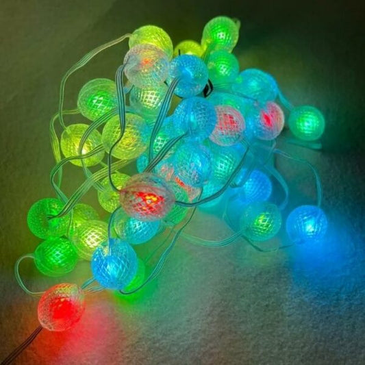 SE-L010 RGB 50 LED Pineapple Balls Lights Strin… - Bundle of 2