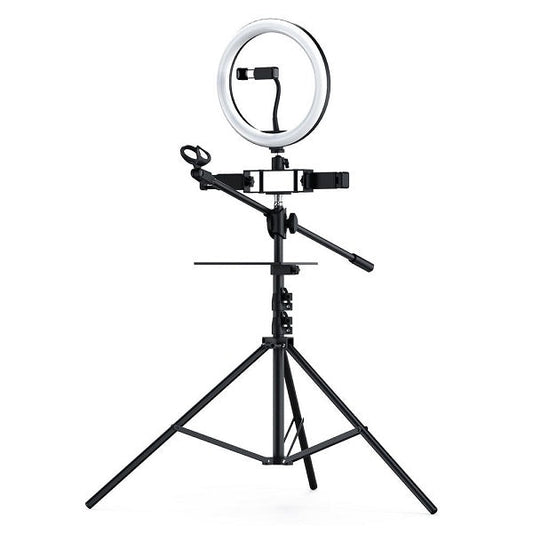 PM-213 Tripod Ring Light With Microphone Stand …