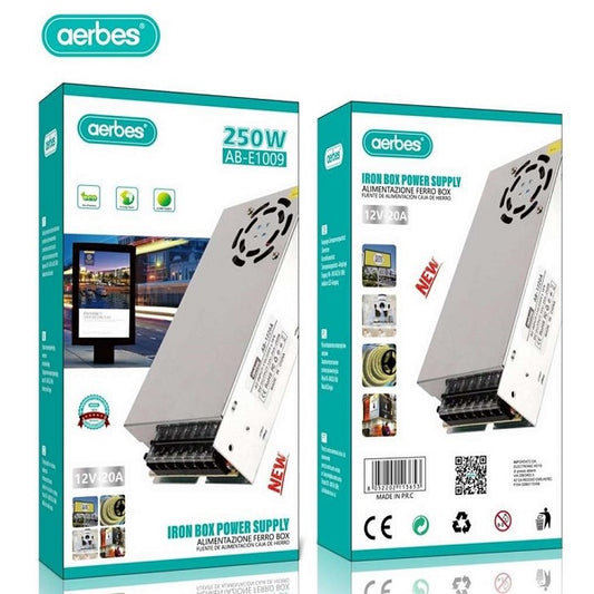 Aerbes AB-E1009 250W 12V 20A Iron Box Power Sup…
