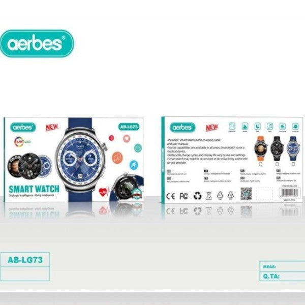 Aerbes AB-LG73 Bluetooth Smart Watch Large Amol…
