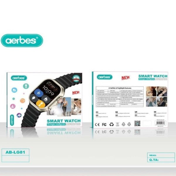 Aerbes AB-LG81 Bluetooth Smart Watch With 4 Si… - Bundle of 2
