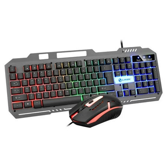 T25 Wired Gaming Keyboard And Mouse Set RGB - Bundle of 2