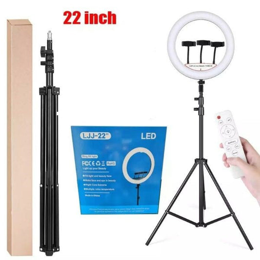 LJJ-56 56cm 22 inch Ring Light for Social Media…