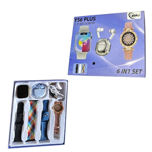 Y56 Plus 2 Set Of Watch With Bluetooth Earphone…