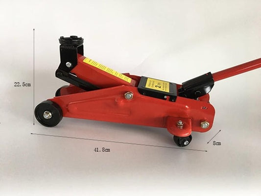 Hydraulic Trolley Floor Jack - Red