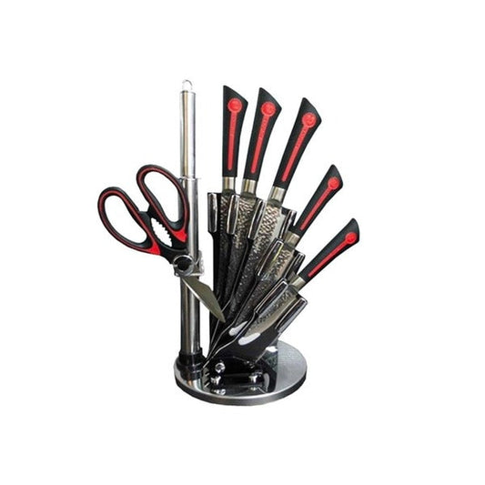 Professional 8 Piece Block Kitchen Knife Set