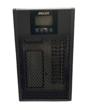 Mecer 3000VA /2700W ON-LINE UPS (with AVR,Monitoring Software + Cable & Built-in Surge Protection) - Black