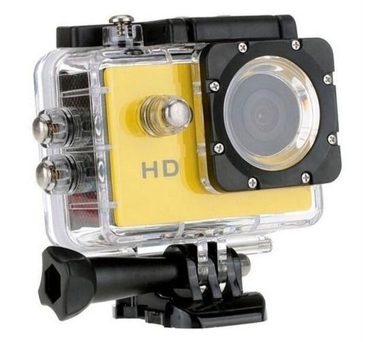 Andowl 1080P Full HD Sports Camera - Yellow