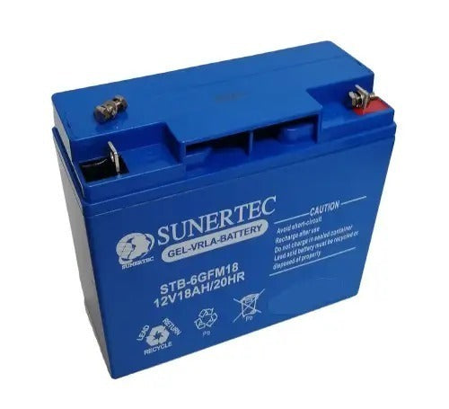 Sunertec 12v 18ah Deep Cycle Gel Battery
