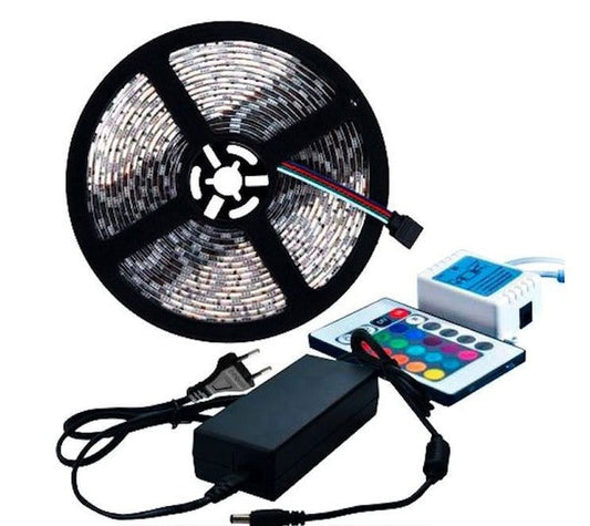 Andowl LED Lights for Bedroom - 5M Color Changing Strip Lights