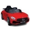 Mercedes Inspired Kids electric Ride on Vehicle - Cherry Red