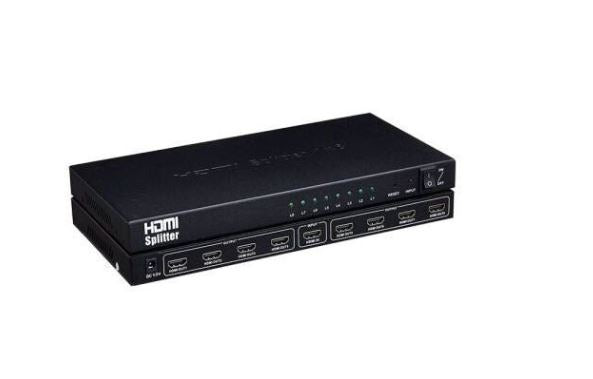 1X8 HDMI 8 Ports Splitter for Full HD