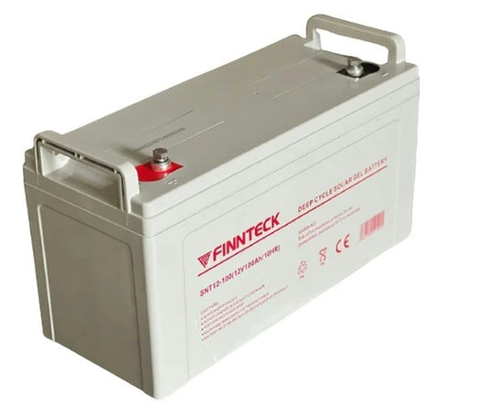 FINNTECK 12V 100AH Deep Cycle Solar Battery