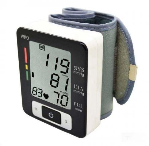 Andowl Automatic Wrist Cuff Blood Pressure Monitor CK-W133