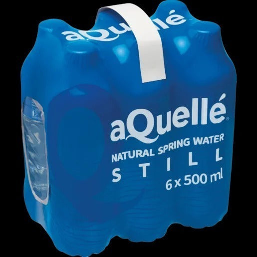 aQuellé Natural Still Spring Water 6 x 500ml