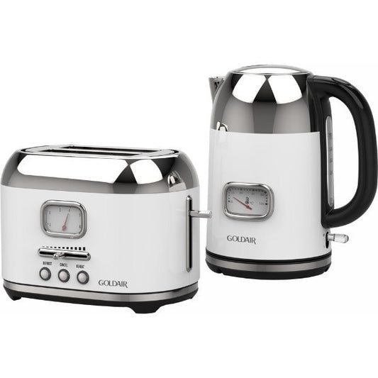 Goldair Breakfast Pack Kettle & Toaster Set Retro - GRBS-200