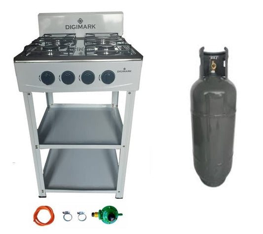 19 Kg Gas Cylinder & 4 Plate Gas Stove Combo Special