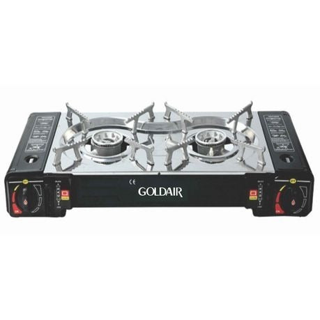 Goldair 2 Burner Portable Camping Gas Stove Model number GGCH-200
