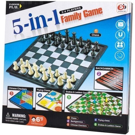 5 in 1 Chess Game set