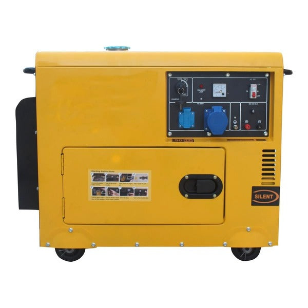 Supersonic Diesel Generator / 7.5KVA / 220V / 50Hz / Air Cooled