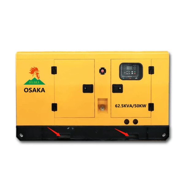 62KVA Silent Style YUCHAI Engine Powered Diesel Generator