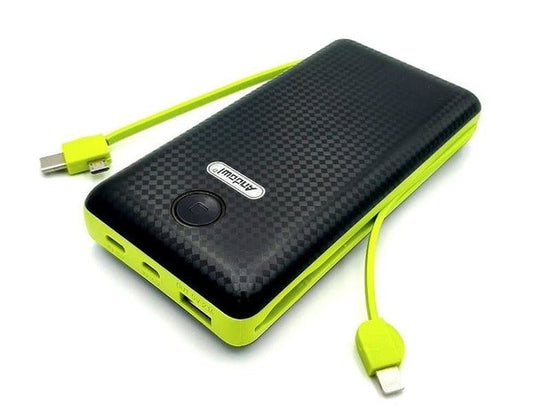 Andowl Q-T70 20000mAh Portable Power Bank - Mobile Battery - Carbon