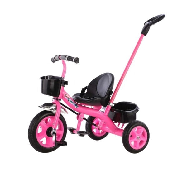Toddler Tricycle With Detachable Parent Handle(pink)