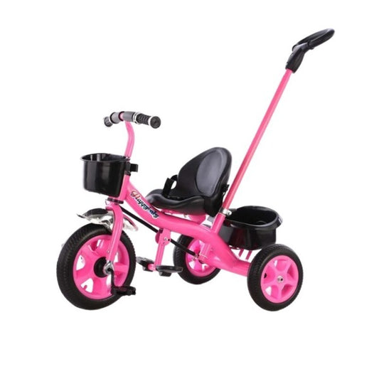 Toddler Tricycle With Detachable Parent Handle(pink)