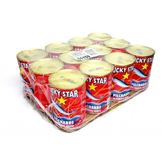 Lucky Star  Pilchards in Tomato Sauce  (12 x 400g)