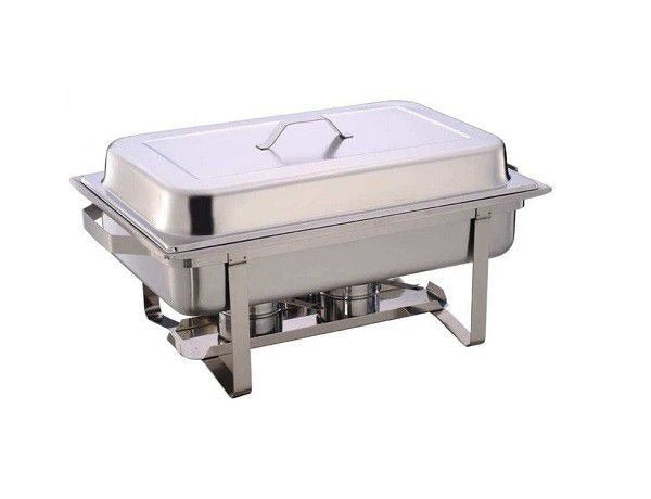 Stainless Steel 10 Liter Single Tray Chafing Dish - Food Warmer