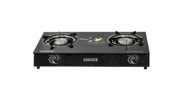 Choice Tempered Glass 2 Burner Gas Stove