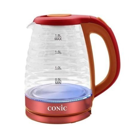 Conic Electric Kettle 1.8L - Red