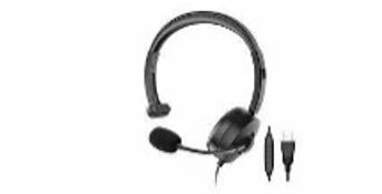USB Headset with Mic, One Sided