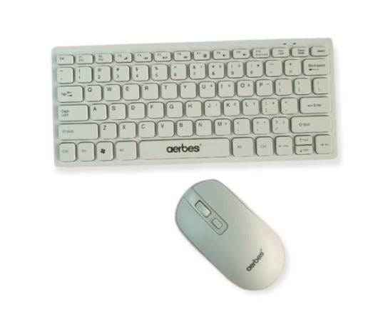 Aerbes AB-D001 2.4GHz Ultra-Thin Mini Wireless Keyboard & Mouse Set x 2