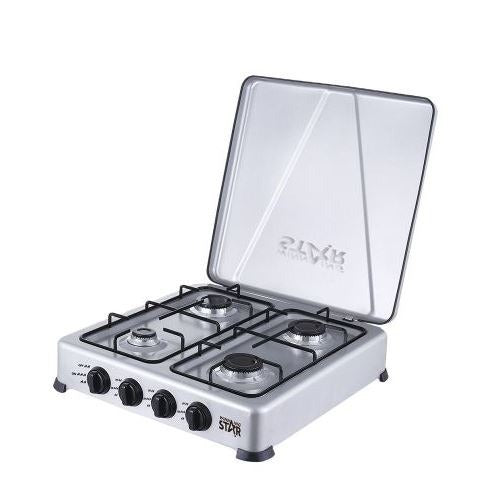 Winningstar 4 Burner Gas Stove Cooker Plate With Automatic Ignition – Grey