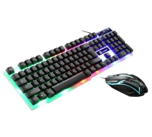 JG330 Wired LED Backlit Keyboard And Mouse x 2