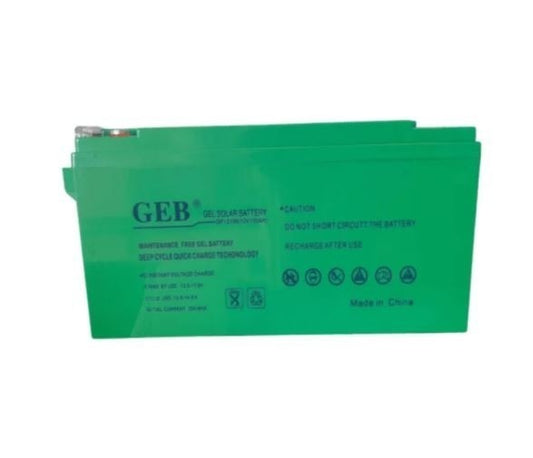 GEB 100ah deep cycle solar gel battery