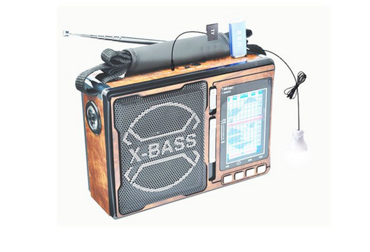 Ecco AM/FM Radio & USB/TF Music Player - EC3856 - Brown