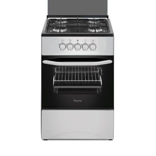 Ferre 4 Burner Free Standing Gas Cooker - with Oven