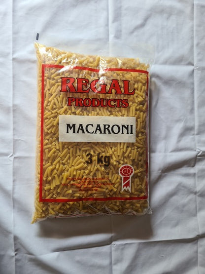 Regal Products Macaroni Bulk 3 x 3kg