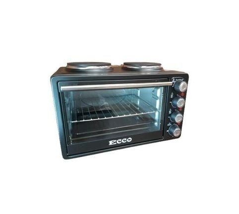 MI3333 Ecco 21L 3080W Electric Mini Oven With 2 Plate Stove
