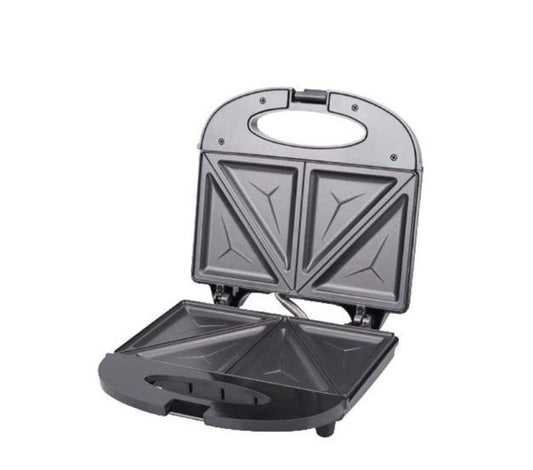 WINNINGSTAR Stainless Steel Sandwich Maker Panini Press-Black