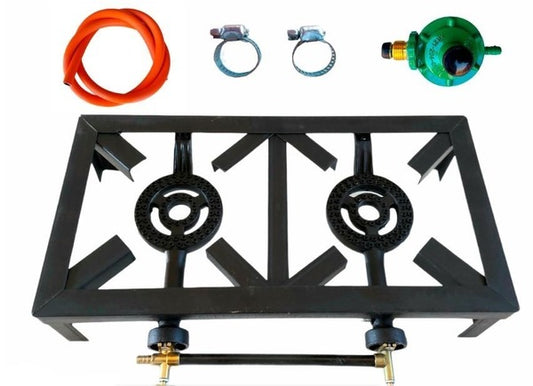 2 Burner Gas Stove Plus Accessories