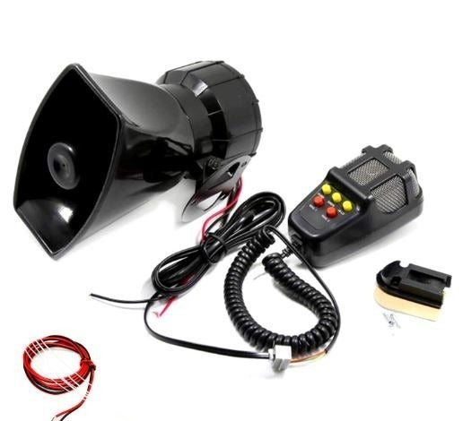 Car Siren Electronic Warning Alarm System With Microphone