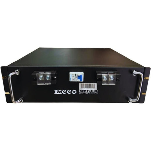 Ecco 12.8V 100AH 1280Wh Lithium Battery (LFELI -12100T)