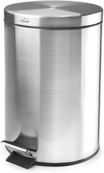 Lacor - Stainless Steel Pedal Dustbin, 12L