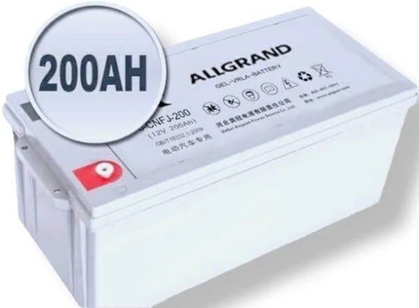 Allgrand 12V 200Ah Deep Cycle Gel Battery