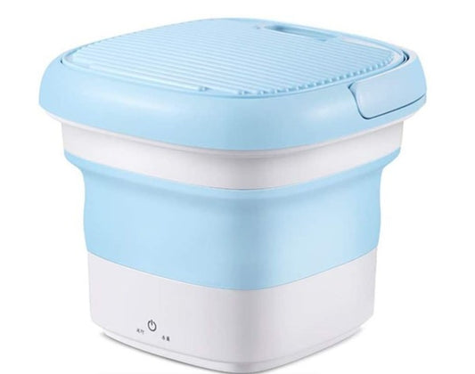 Portable Folding Bucket Compact Washing Machine with Handle